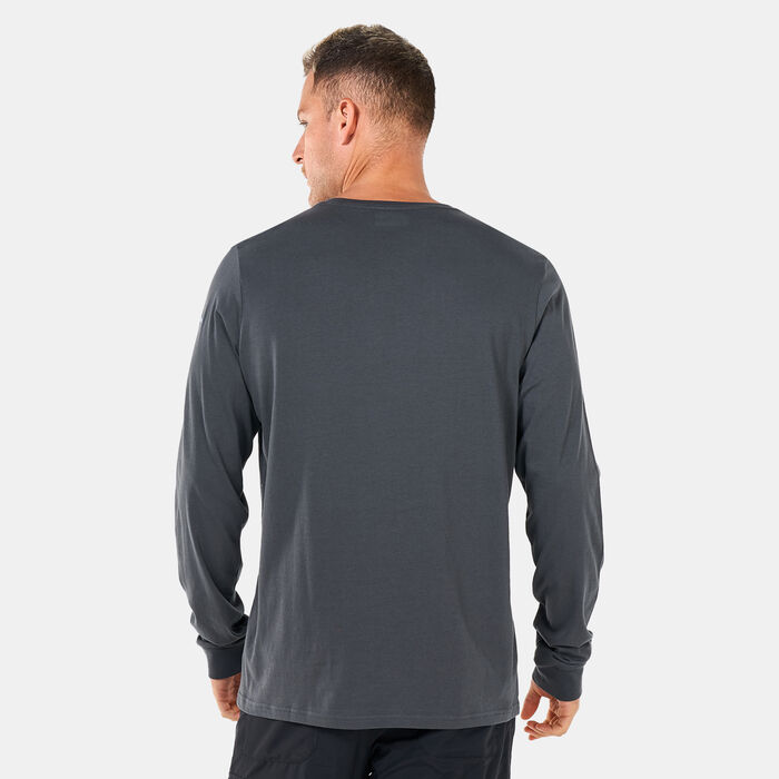 Columbia Men's Apres Lifestyle™ Graphic Long Sleeve T-Shirt Grey image number 1
