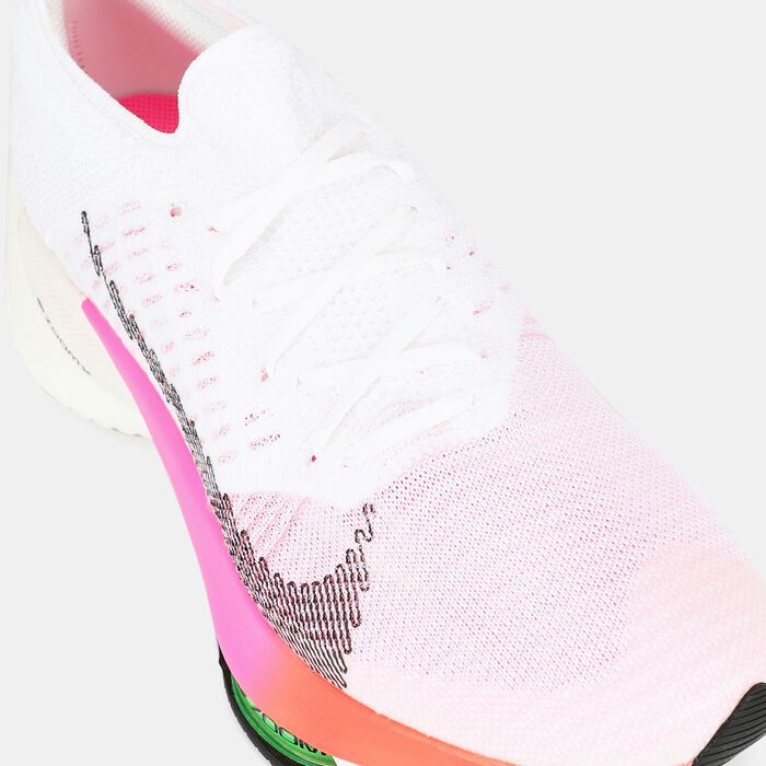 Nike Men's Air Zoom Tempo NEXT% Flyknit Shoe White image number 4