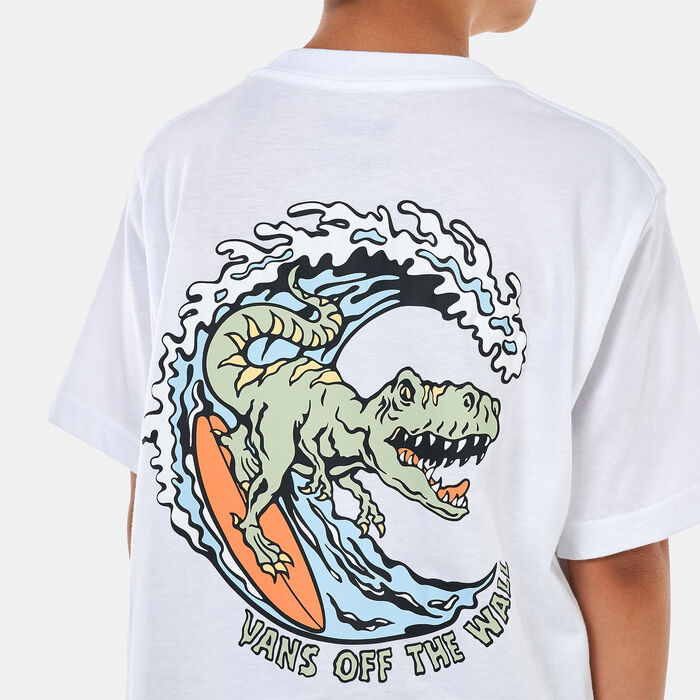 Vans Kids' Off The Wall Surf Dino T-Shirt (Older Kids) White Vans Kids' Off The Wall Surf Dino T-Shirt (Older Kids) White image number 3