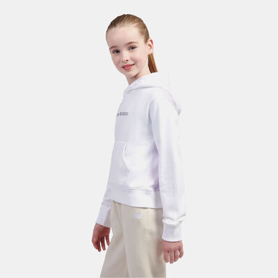 New Balance Kids' Graphic Hoodie White