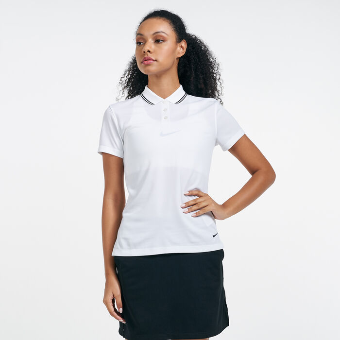 Nike Golf Women's Dri-FIT Victory Golf Polo T-Shirt Black Nike Golf Women's Dri-FIT Victory Golf Polo T-Shirt Black image number 0