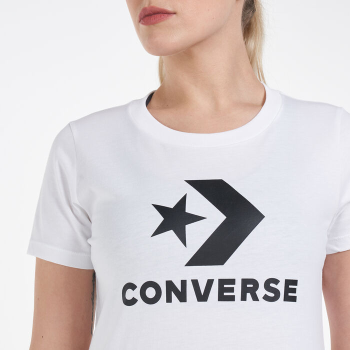 Converse Women's Star Chevron T-Shirt Multi Converse Women's Star Chevron T-Shirt Multi image number 3