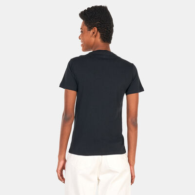 Converse Women's Heart All Star Patch T-Shirt Clear