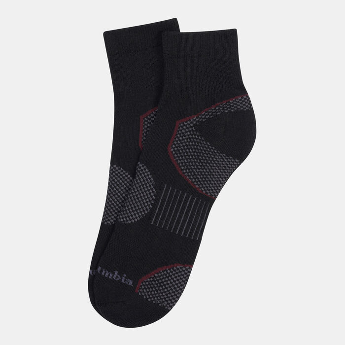 Columbia Men's Balance Point™ Quarter Socks Black Columbia Men's Balance Point™ Quarter Socks Black image number 0