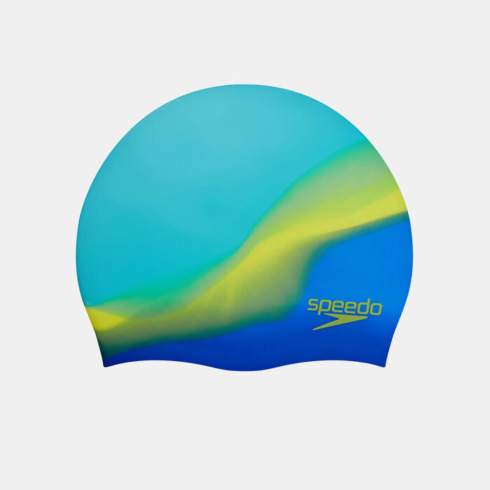 Speedo Kids' Colourful Swimming Cap Blue Speedo Kids' Colourful Swimming Cap Blue image number 0