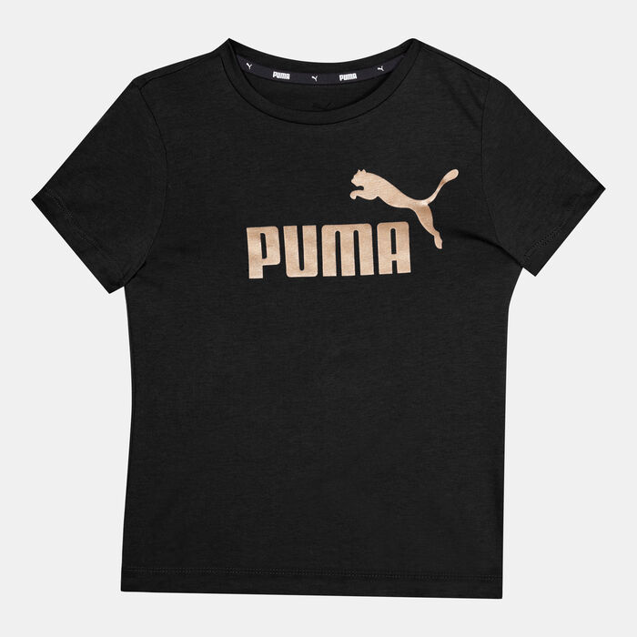 PUMA Kids' Essentials+ Logo T-Shirt Black image number 0