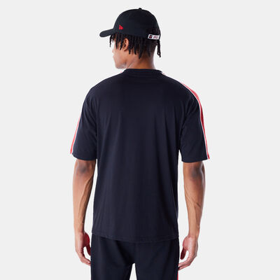 New Era Men's NBA Chicago Bulls Panel T-Shirt Black