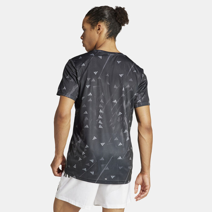 adidas Men's Run It T-Shirt Black image number 1