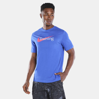 Nike Men's Dri-FIT Training T-Shirt Blue