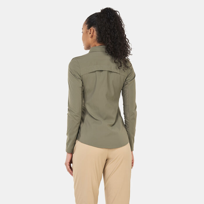 Columbia Women's Claudia Ridge™ Long Sleeve Shirt Green Columbia Women's Claudia Ridge™ Long Sleeve Shirt Green image number 1