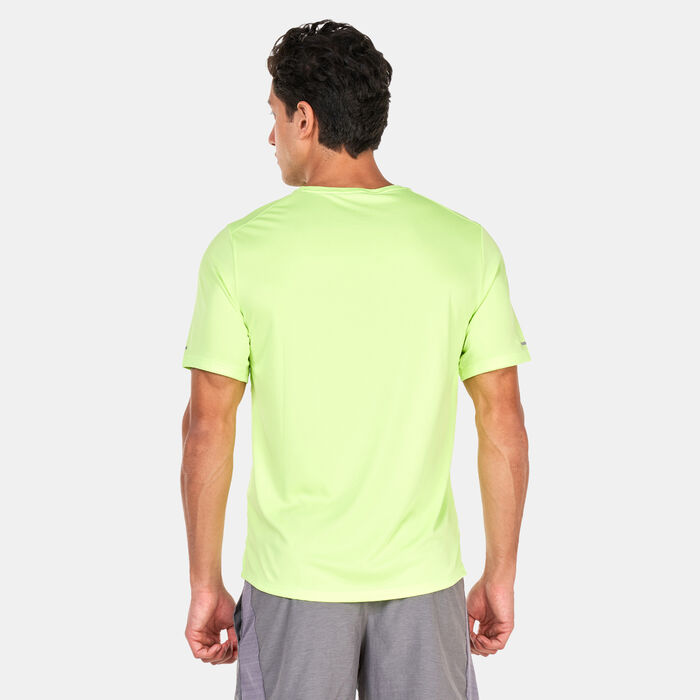 Nike Men's Dri-FIT Run Division Running T-Shirt Green Nike Men's Dri-FIT Run Division Running T-Shirt Green image number 1