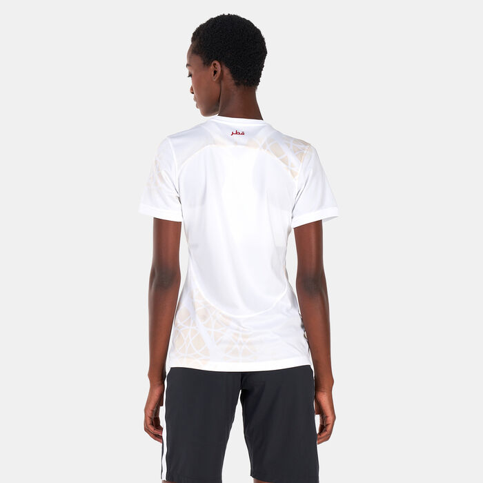 Nike Women's Qatar Dri-FIT Stadium Jersey White image number 1