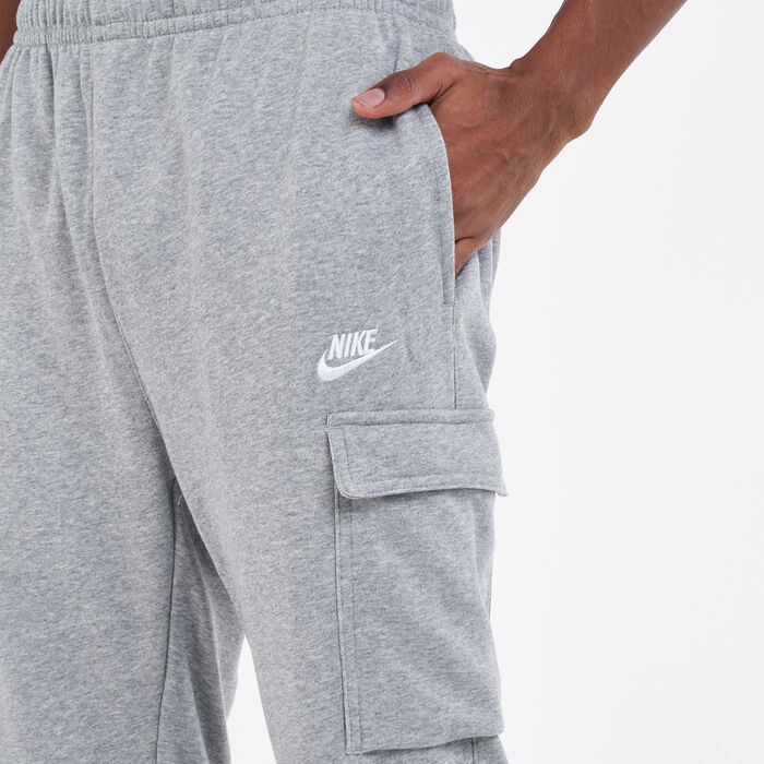 Nike Men's Sportswear Club French Terry Cargo Pants Grey Nike Men's Sportswear Club French Terry Cargo Pants Grey image number 3
