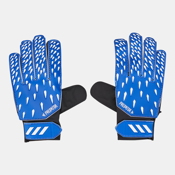 adidas Kids' Predator Training Goalkeeper Gloves Blue adidas Kids' Predator Training Goalkeeper Gloves Blue image number 0