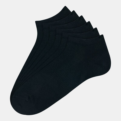 Sun and Sand Sports Lightweight Low Cut Socks (3 Pack) - S/M Black