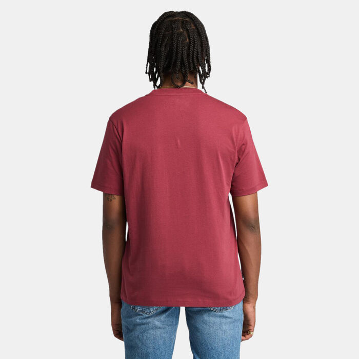 Timberland Men's Holiday Graphic T-Shirt Red image number 1