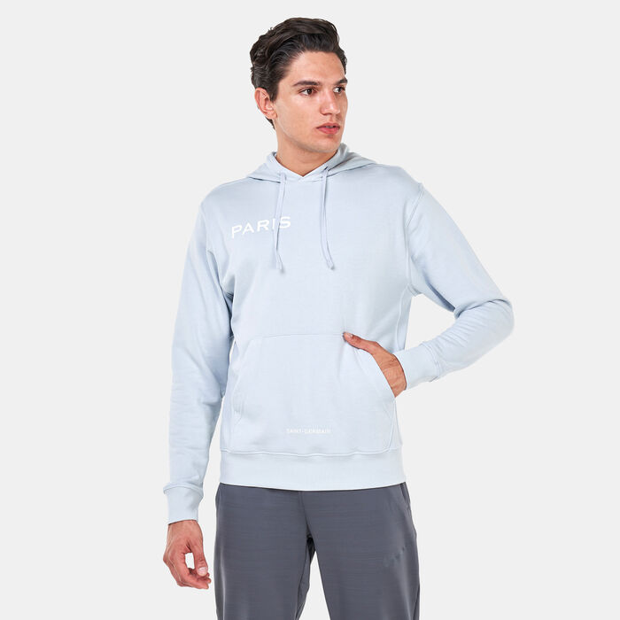 Nike Men's Paris Saint-Germain Fleece Hoodie Blue Nike Men's Paris Saint-Germain Fleece Hoodie Blue image number 0