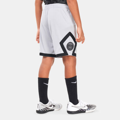 Nike Kids' Paris Saint-Germain Dri-FIT Stadium Away Shorts - 2022 Grey