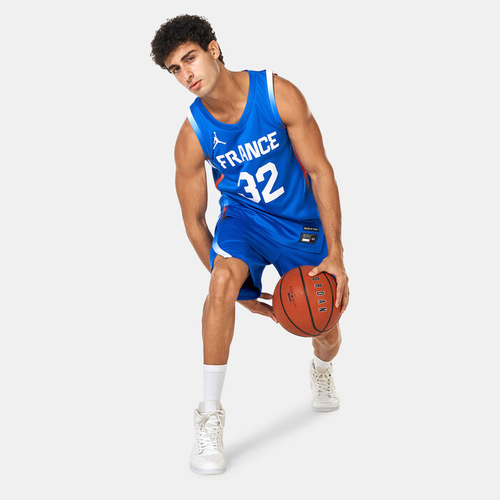 Jordan Men's France (Road) Victor Wembanyama Limited Basketball Jersey Blue image number 2