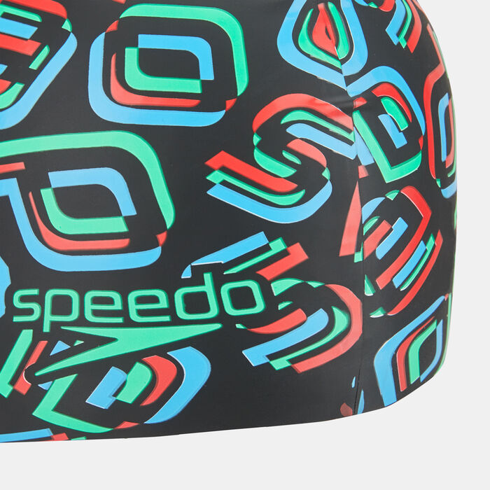 Speedo Kids' Boom Silicone Swimming Cap Multi Speedo Kids' Boom Silicone Swimming Cap Multi image number 2