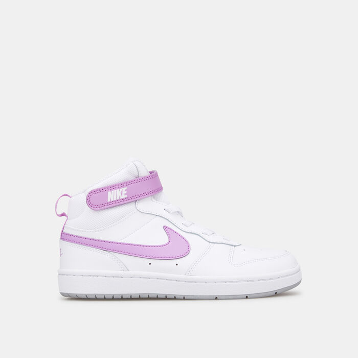 Nike Kids' Court Borough Mid 2 Shoe (Younger Kids) White Nike Kids' Court Borough Mid 2 Shoe (Younger Kids) White image number 0