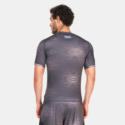 EA7 Emporio Armani Men's Graphic Vigor7 T-Shirt Black