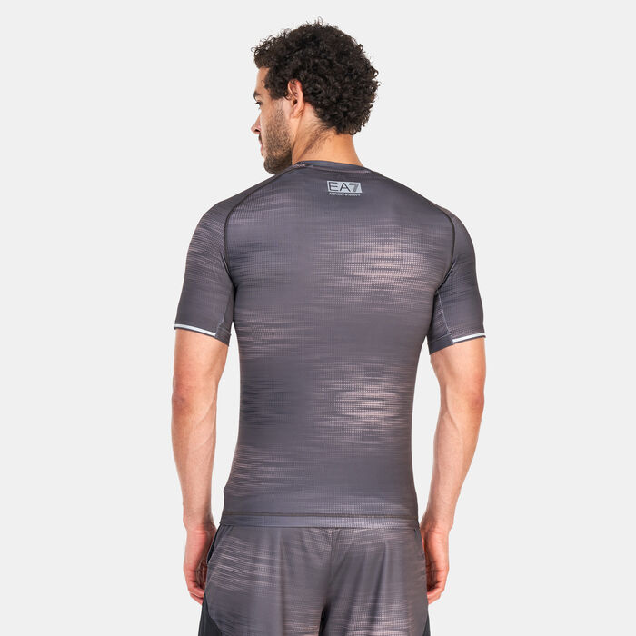 EA7 Emporio Armani Men's Graphic Vigor7 T-Shirt Black image number 1