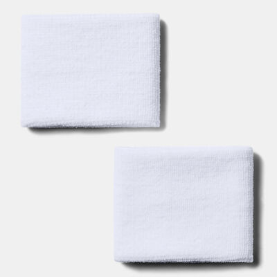 Under Armour Men's Performance Wristbands (2 Pack) White
