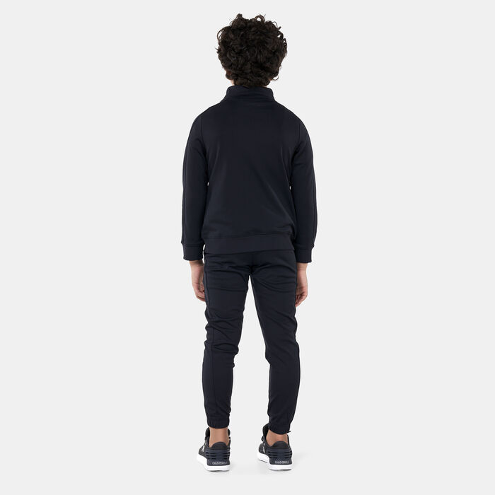 Under Armour Kids' UA Knit Tracksuit Black Under Armour Kids' UA Knit Tracksuit Black image number 1