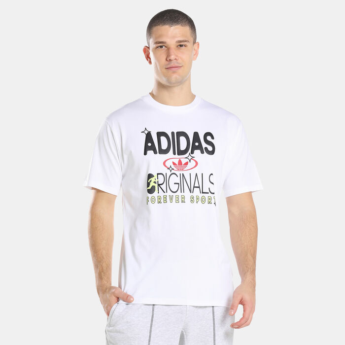 adidas Originals Men's Originals Forever Sport T-Shirt White adidas Originals Men's Originals Forever Sport T-Shirt White image number 0