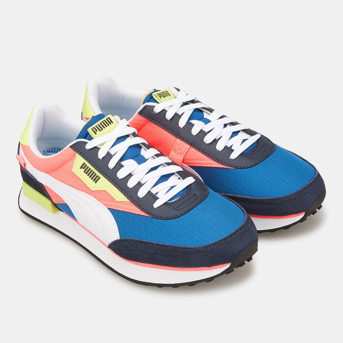 PUMA Men's Future Rider Play On Shoe Blue PUMA Men's Future Rider Play On Shoe Blue image number 1