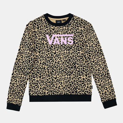 Vans Kids' Leopard Crew Sweatshirt Multi Vans Kids' Leopard Crew Sweatshirt Multi