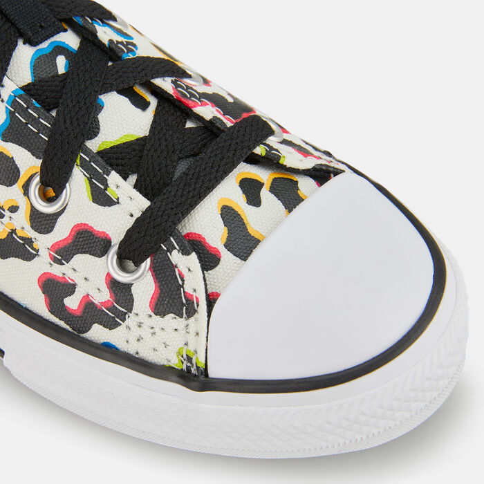 Converse Kids' Chuck Taylor All Star Leopard Print Canvas Unisex Shoe White image number 4