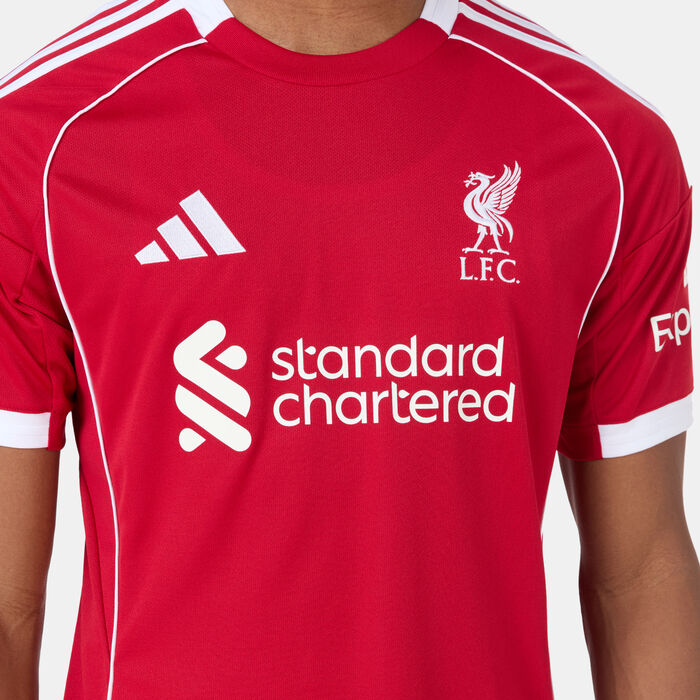adidas Men's Liverpool 25/26 Home Replica Football Jersey Red image number 3