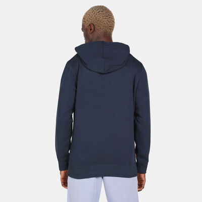 Timberland Men's Linear Logo Hoodie Blue Timberland Men's Linear Logo Hoodie Blue