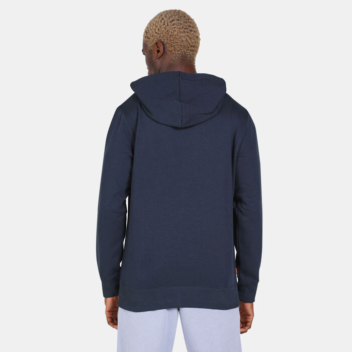 Timberland Men's Linear Logo Hoodie Blue Timberland Men's Linear Logo Hoodie Blue image number 1
