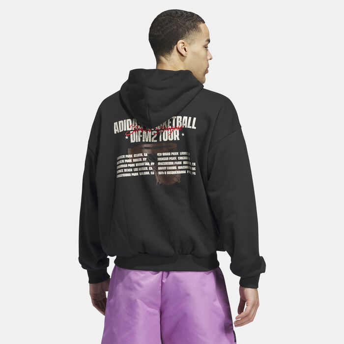 adidas Men's A.E. Graphic Hoodie Black adidas Men's A.E. Graphic Hoodie Black image number 1