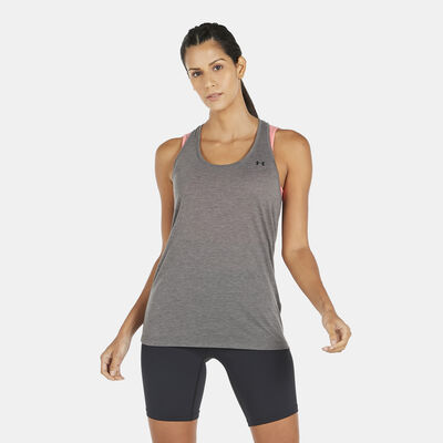 Under Armour Women's Threadborne Tank Top Grey