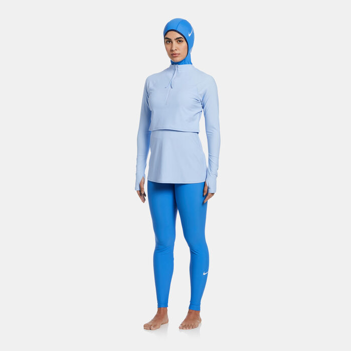 Nike Swim Women's Full Coverage Swimming Tunic Blue Nike Swim Women's Full Coverage Swimming Tunic Blue image number 2