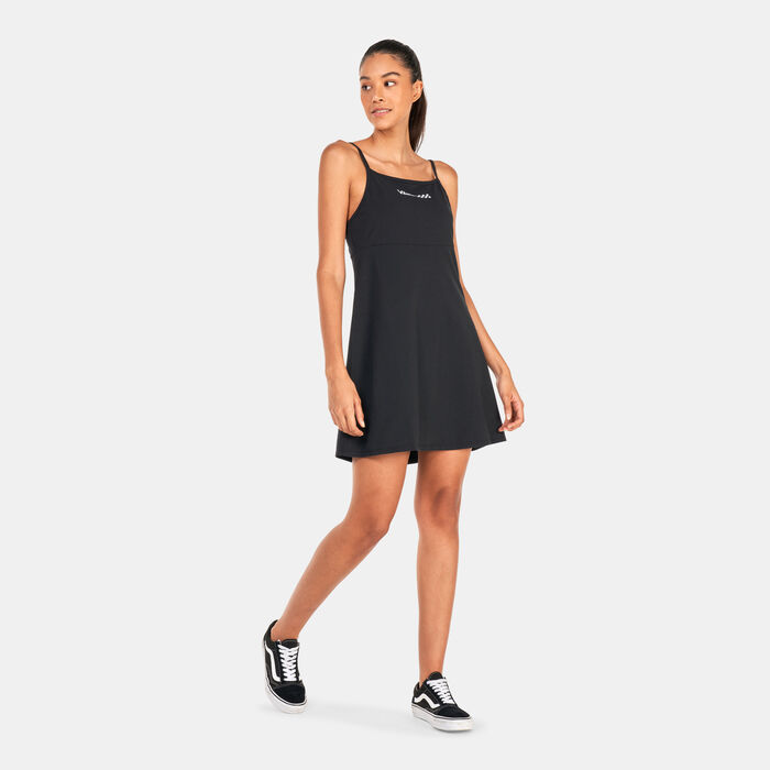 Vans Women's Super Fun Skater Dress Black Vans Women's Super Fun Skater Dress Black image number 0