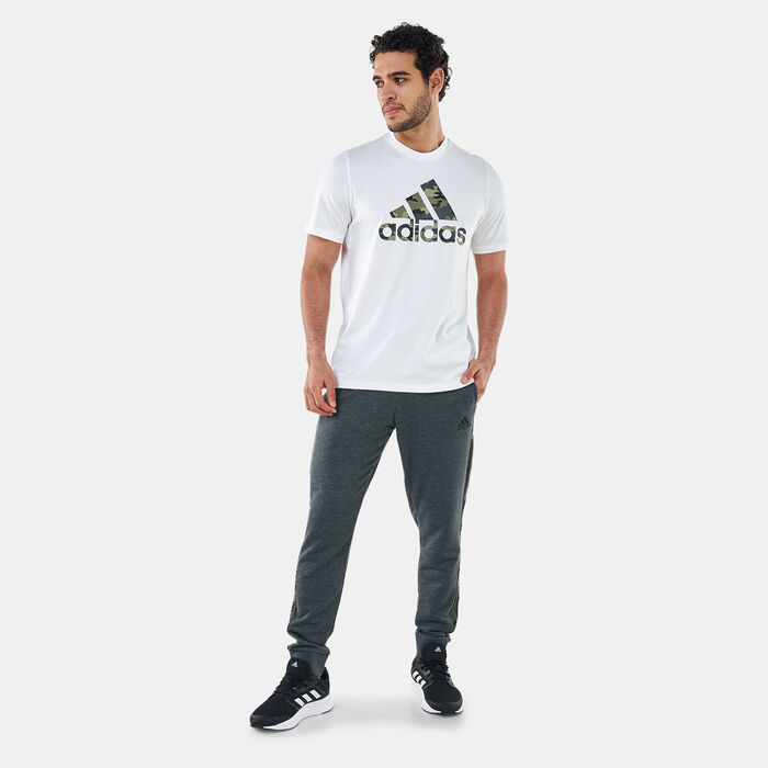 adidas Men's Camo Pants Grey adidas Men's Camo Pants Grey image number 2
