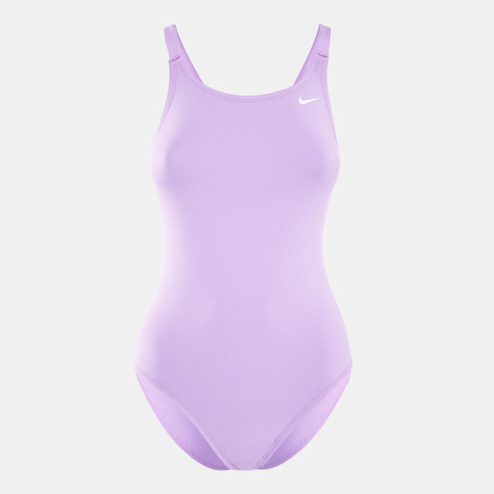 Nike Swim Women's Fastback One-Piece Swimsuit yellow Nike Swim Women's Fastback One-Piece Swimsuit yellow image number 0