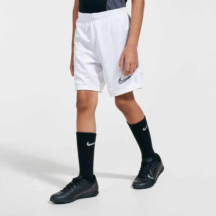 Nike Kids' Dri-FIT Academy Knit Football Shorts (Older Kids) White Nike Kids' Dri-FIT Academy Knit Football Shorts (Older Kids) White image number 0