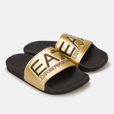EA7 Emporio Armani Slides Gold EA7 Emporio Armani Slides Gold