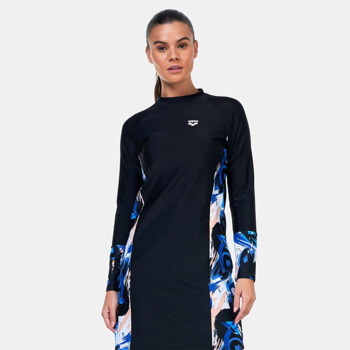 Arena Women's Modesty Swimming Tunic Multi Arena Women's Modesty Swimming Tunic Multi image number 0