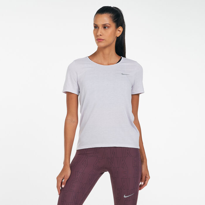 Nike Women's Run Division Top Purple image number 0