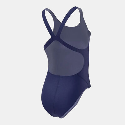 Nike Swim Kids' Fastback One-Piece Swimsuit yellow