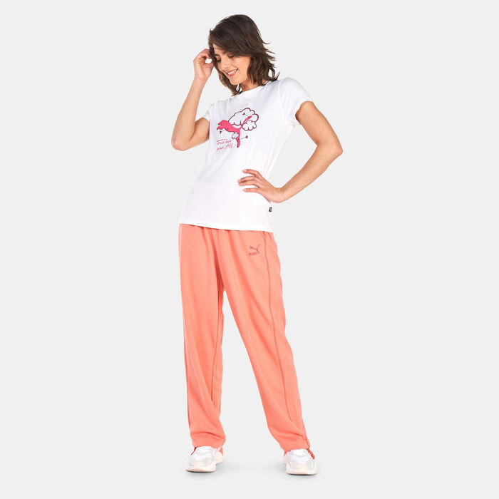 PUMA Women's GRAPHICS Valentine T-Shirt White PUMA Women's GRAPHICS Valentine T-Shirt White image number 2