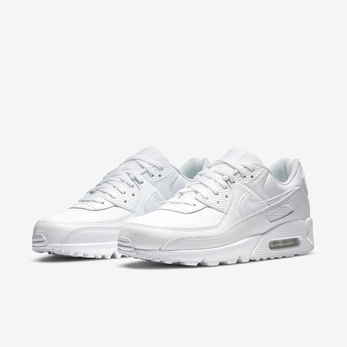 Nike Men's Air Max 90 LTR Shoes White Nike Men's Air Max 90 LTR Shoes White image number 5