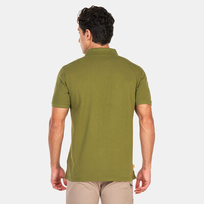 Timberland Men's Modern Wash Pocket Polo Shirt Green